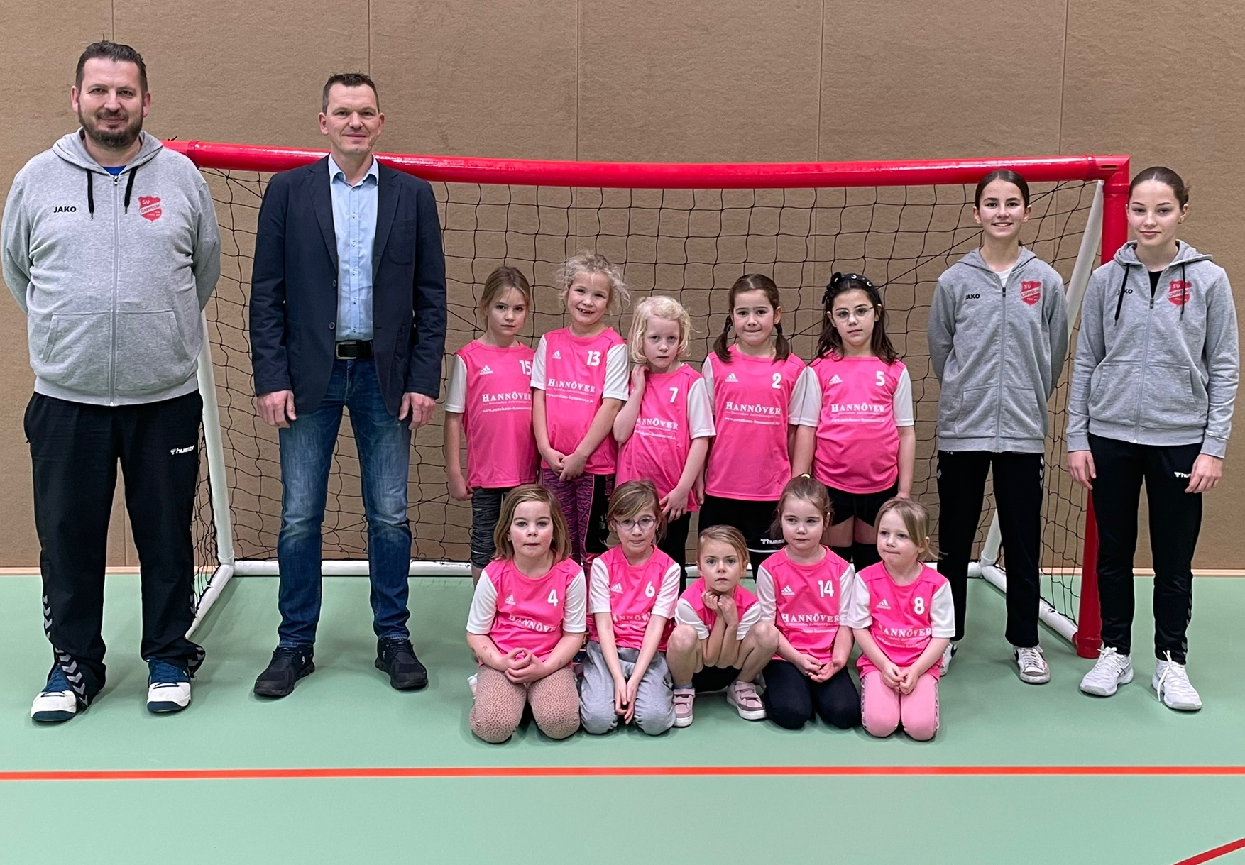 Handball-Minis spielen jetzt in Pink